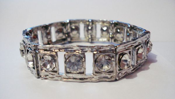 Pulseira com Strass - Pedras Grandes